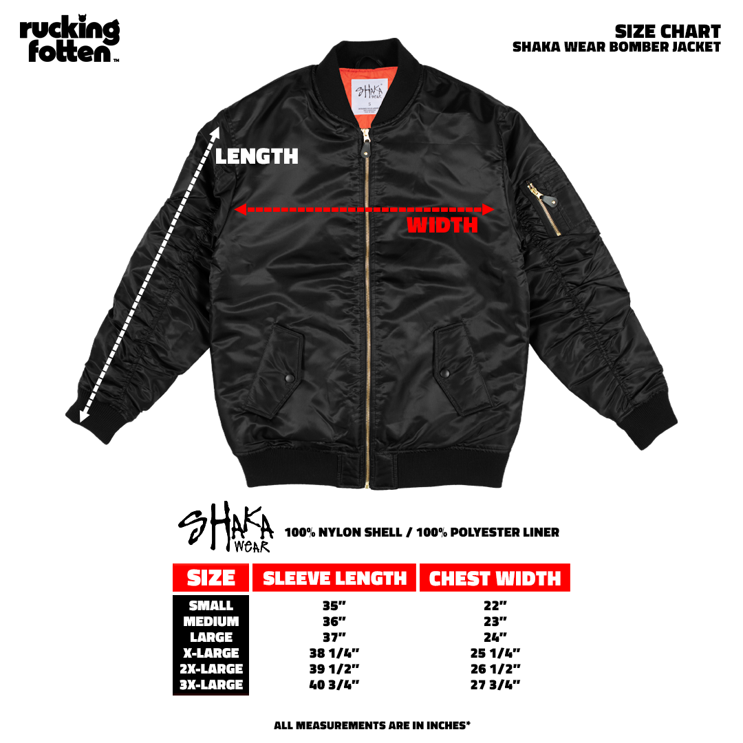Wrath (Embroidered Bomber Jacket / Timed Edition) – Rucking