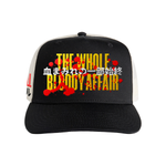 Load image into Gallery viewer, キル・ビル 血塗られた一大絵巻 // The Whole Bloody Affair (Embroidered Snapback Trucker Hat / Timed Edition)