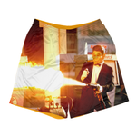 Load image into Gallery viewer, ハートブルー // Quarterback Punk / Kaena Point (All Over Print Basketball Shorts/ Timed Edition)