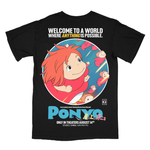 Load image into Gallery viewer, 崖の上のポニョ // Promotional (In Theaters Promo T-Shirt / Timed Edition)
