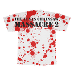 Load image into Gallery viewer, The Texas Chainsaw Massacre Part 2 / Darlin, Don’t Be Scared (All Over Print T-Shirt / Timed Edition)