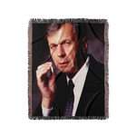 Load image into Gallery viewer, X-ファイル // The Smoking Blanket (50x60" Woven Tapestry Throw Blanket / Timed Edition)