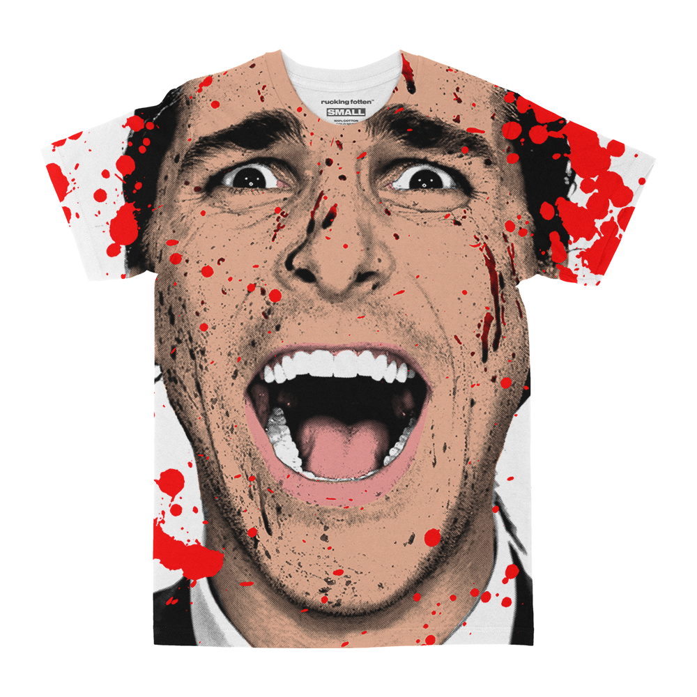 アメリカン・サイコ // American Psycho // Paul Allen (All Over Print T-Shirt / Timed  Edition)