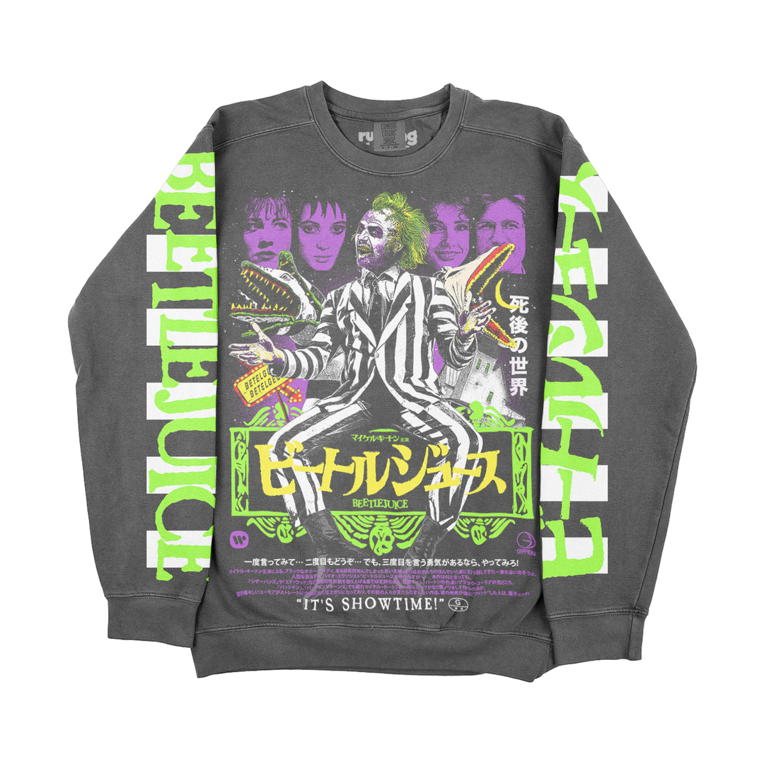 ビートルジュース // It's Showtime / 167 (Vintage Style Crewneck / Timed Edition)