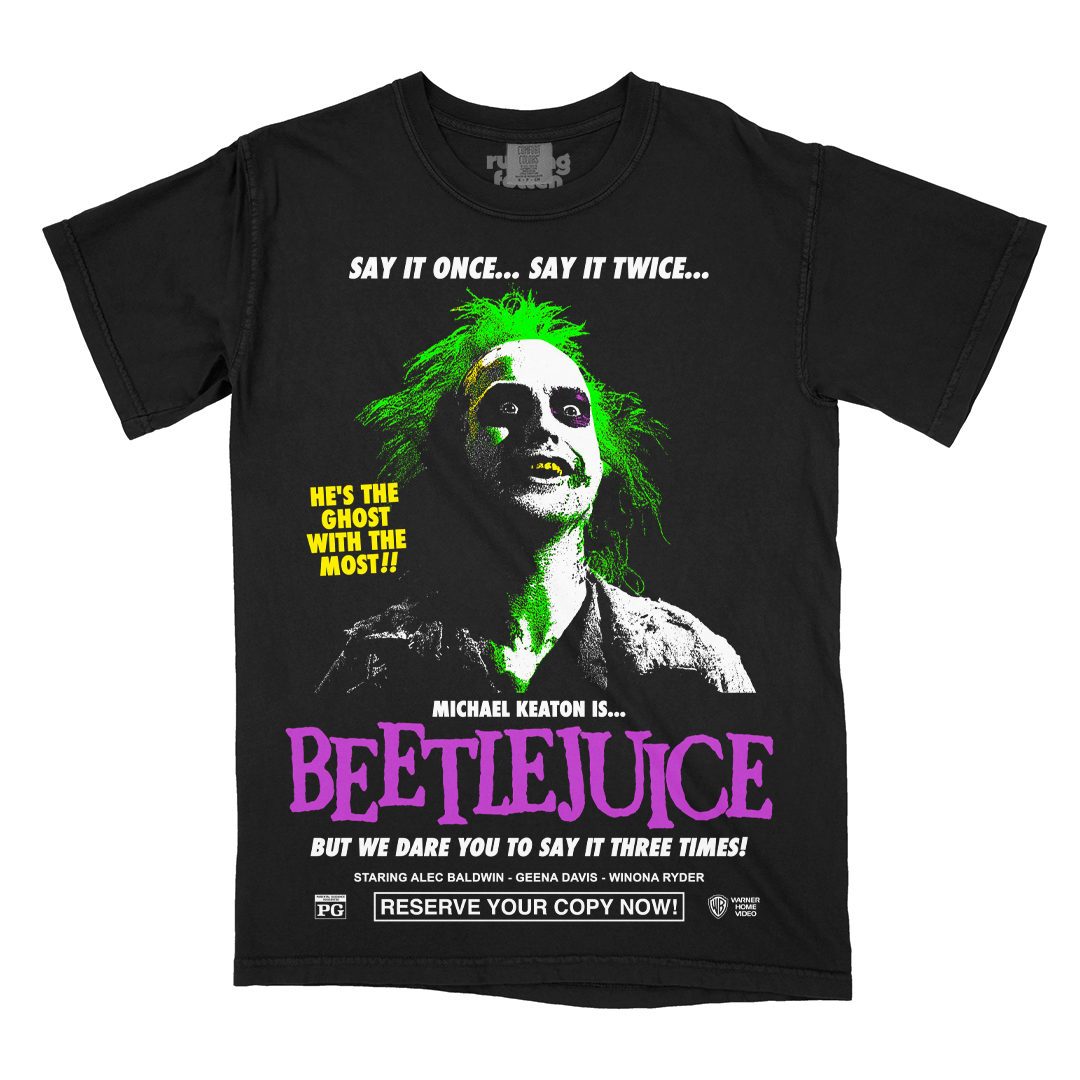 ビートルジュース // Reserve Your Copy (Video Store Promotional T-Shirt / Timed Edition)