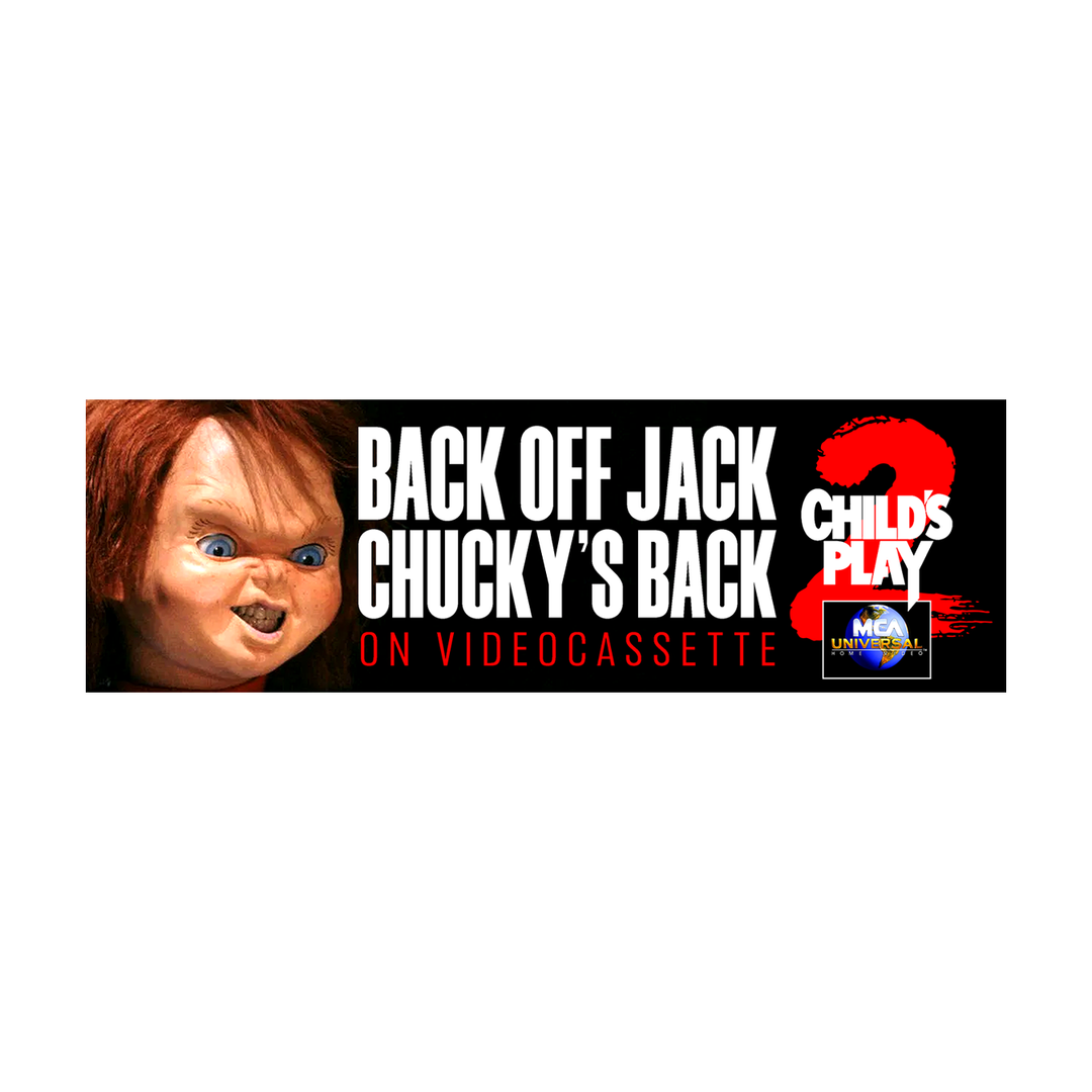 Back Off Jack! (Bumper Sticker)