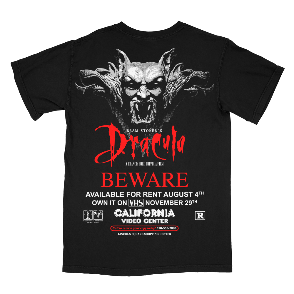 ドラキュラ // Reserve Your Copy (Video Store Promotional T-Shirt / Timed Edition)
