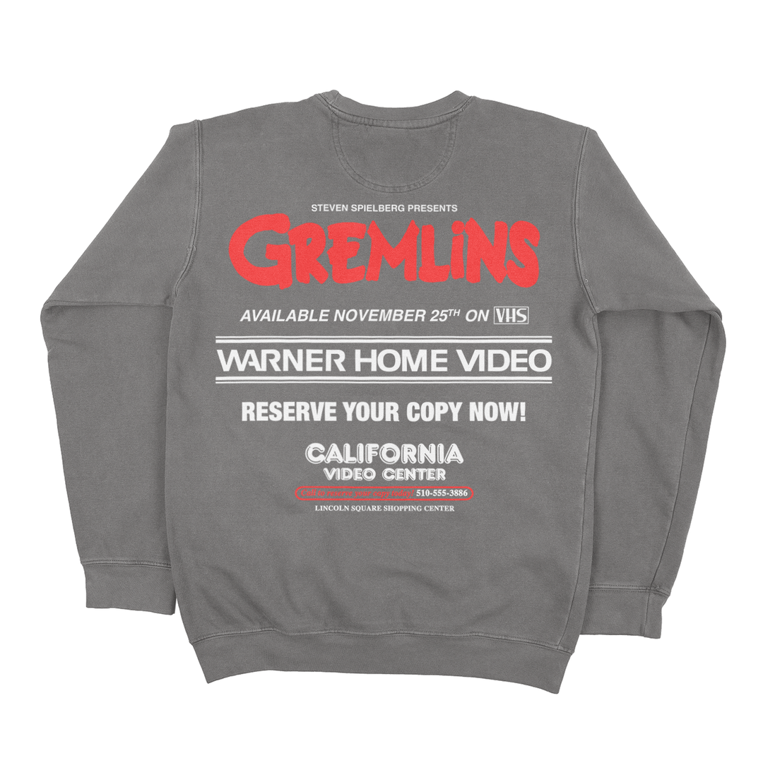 グレムリン // Reserve Your Copy (Video Store Promo Crewneck / Timed Edition)