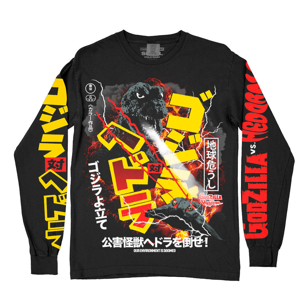 ゴジラ対ヘドラ // Godzilla vs. Hedorah 1971 (Long Sleeve / Timed Edition) RF x GHOSTXGHOST