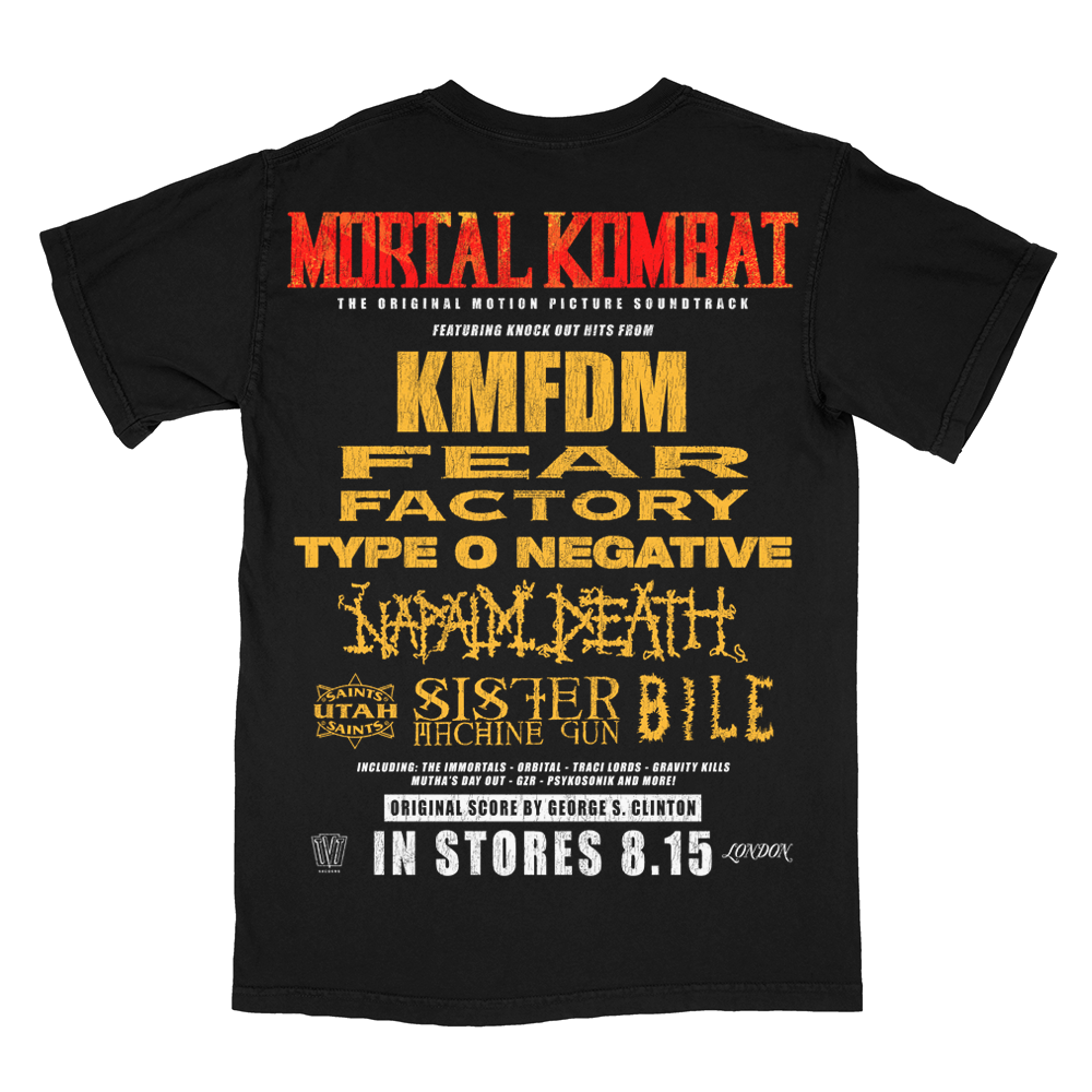 モータル・コンバット// Techno Syndrome (Original Soundtrack T-Shirt / Timed Edition)