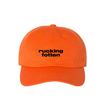 クソ腐った // Rucking Fotten - Embroidered Dad Hat / Orange