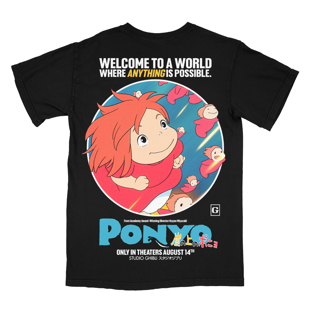 崖の上のポニョ // Promotional (In Theaters Promo T-Shirt / Timed Edition)