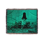 Load image into Gallery viewer, SHE NEVER SLEEPS (60x50 Woven Tapestry Throw Blanket / Timed Edition)