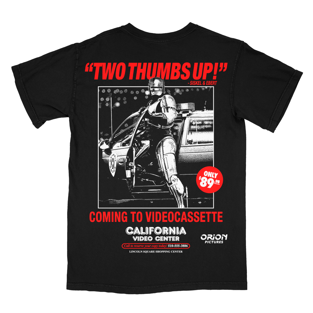 ロボコップ // Reserve Your Copy (Video Store Promotional T-Shirt / Timed Edition)