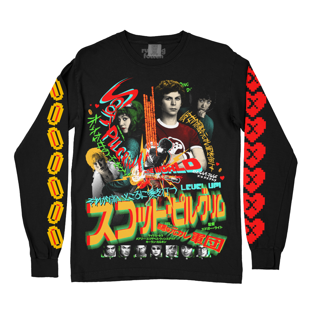 スコット・ピルグリム VS. 邪悪な元カレ軍団 // Paku Paku (Long Sleeve / The Vault)