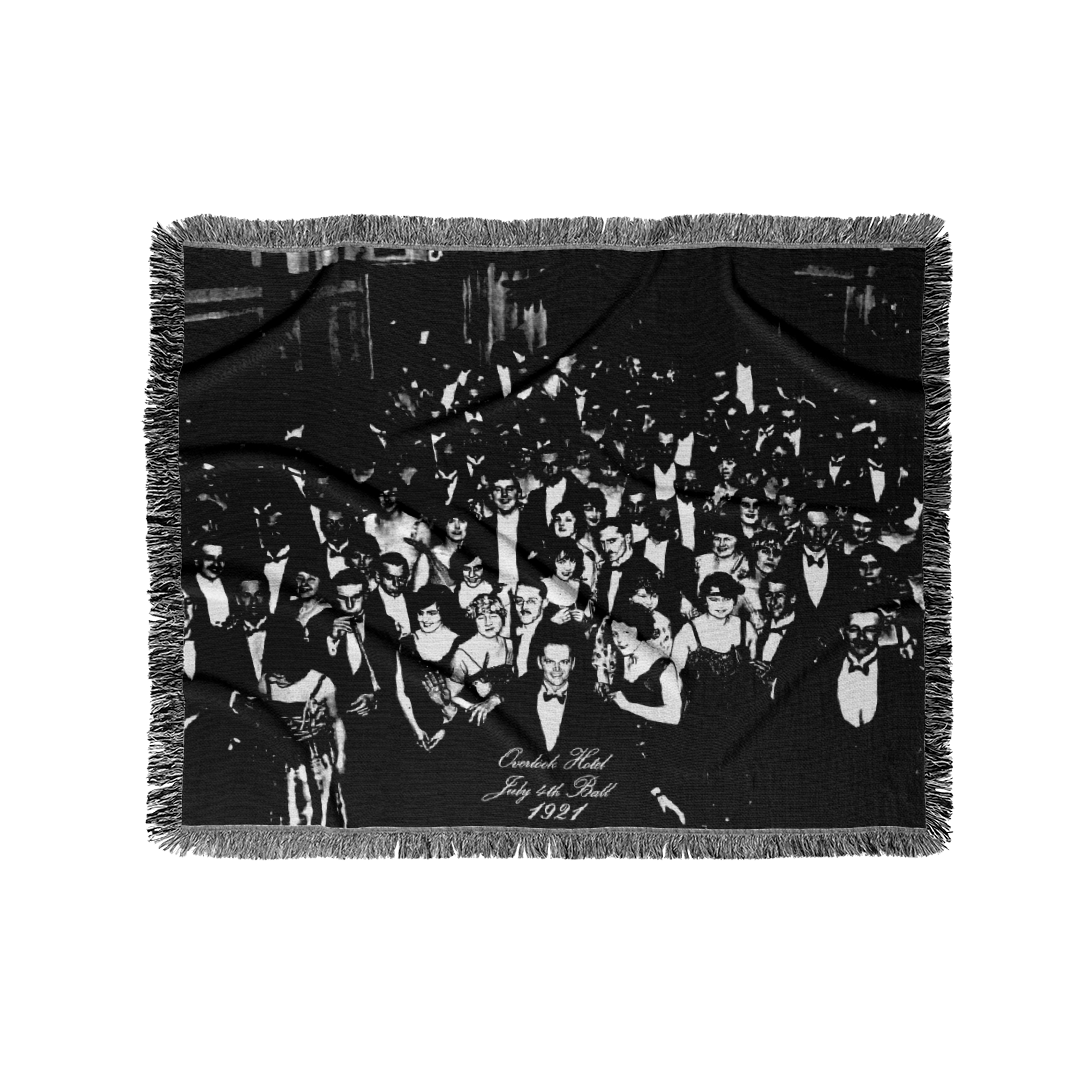 シャイニング // All Work And No Play / July 4th Ball (50x60 Woven Tapestry Throw Blanket / Timed Edition)