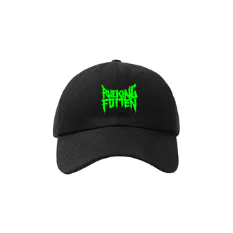 クソ腐った // Rucking Fotten Team Gear™ / Wig Splitter - Green Logo (Embroidered Dad Hat)
