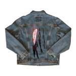 Load image into Gallery viewer, The Texas Chainsaw Massacre Part 2 / The Buzz (Embroidered Levi's Signature Denim Jacket / Timed Edition)