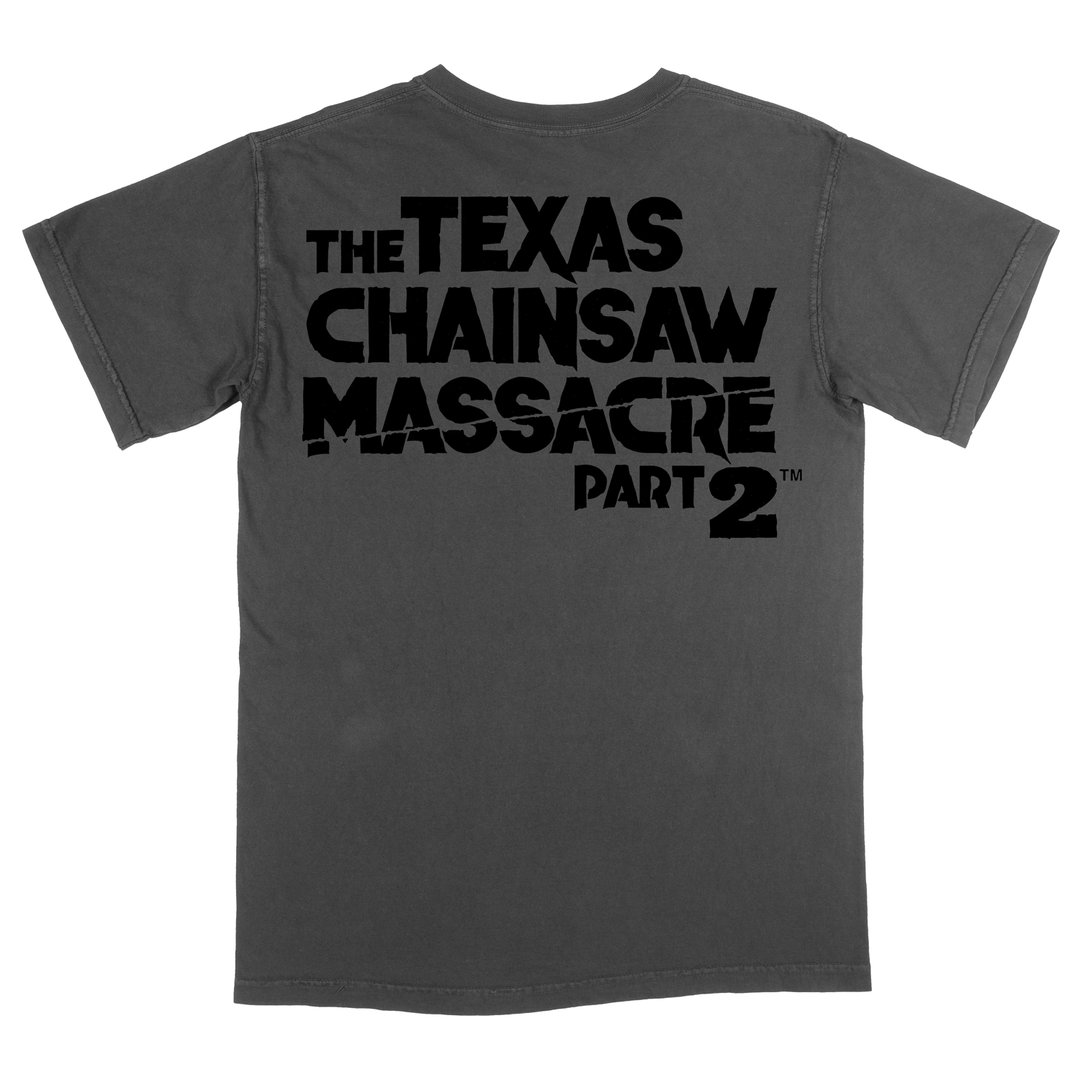 The Texas Chainsaw Massacre Part 2 / Dog Will Hunt (Vintage One Sheet T-Shirt / Timed Edition)