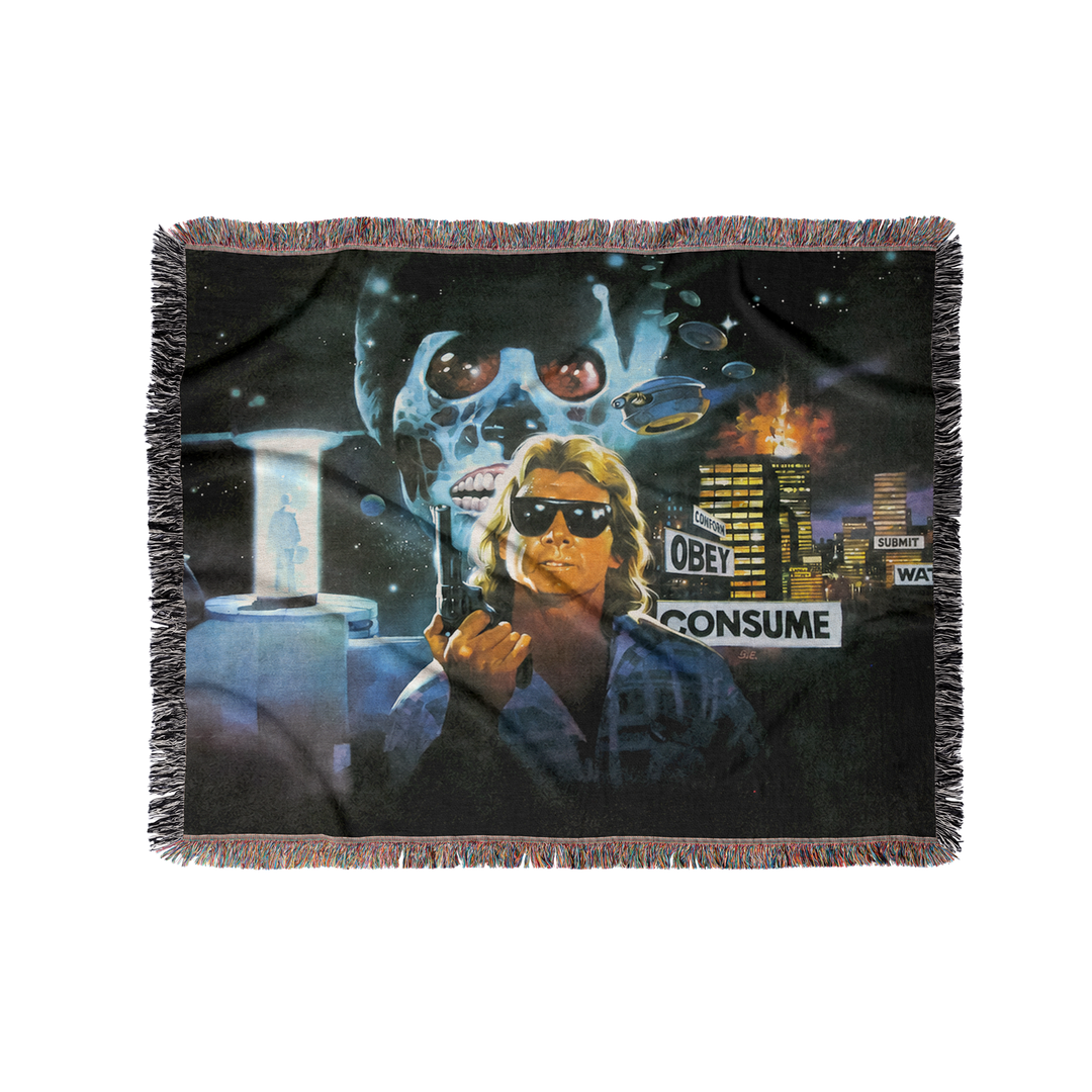 Justiceville (60x50 Woven Tapestry Throw Blanket / Timed Edition)