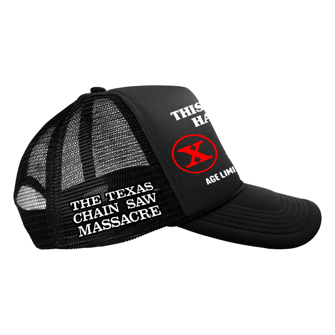 The Texas Chainsaw Massacre / X-Rated (Re-Issue Embroidered Trucker Hat / Limited to 100)