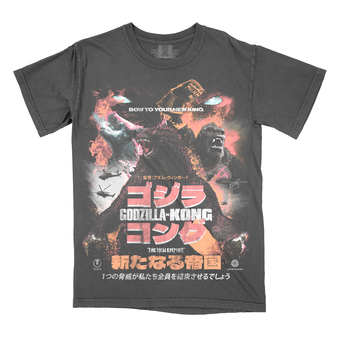 ゴジラxコング 新たなる帝国 // Godzilla x Kong : The New Empire - King (Variant Colorway T-Shirt / Limited to 125) RF X GHOSTXGHOST